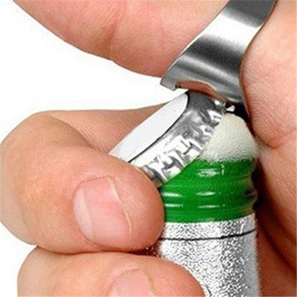 Stainless Steel Ring Bottle Opener Set, 3-Piece by HitMyNeed