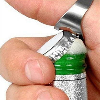 Stainless Steel Ring Bottle Opener Set, 3-Piece by HitMyNeed