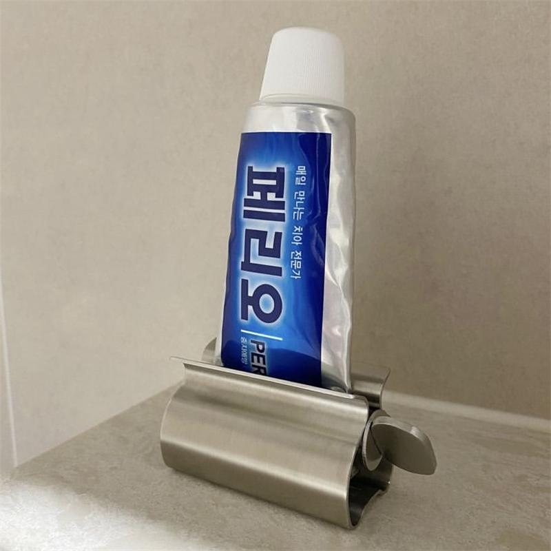 Stainless Steel Rolling Toothpaste Squeezer Holder by HitMyNeed