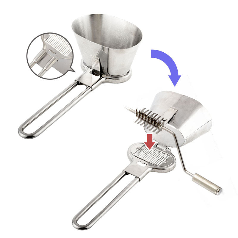 Stainless Steel Rotary Herb and Coriander Cutter by HitMyNeed