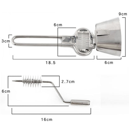 Stainless Steel Rotary Herb and Coriander Cutter by HitMyNeed
