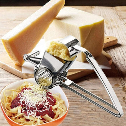 Stainless Steel Rotating Cheese Grater with Drums by HitMyNeed