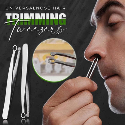 Stainless Steel Round Tip Nose Hair Tweezers by HitMyNeed