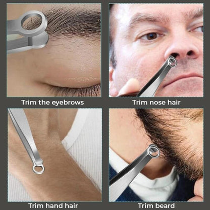 Stainless Steel Round Tip Nose Hair Tweezers by HitMyNeed