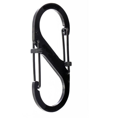 Stainless Steel S Carabiner Set for Camping (2 pcs) by HitMyNeed