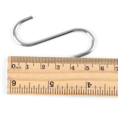 Stainless Steel S Hooks for Closet Rod (20 Pack) by HitMyNeed