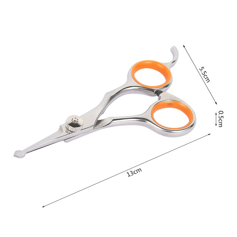 Stainless Steel Safety Pet Grooming Scissors by HitMyNeed