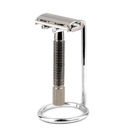 Stainless Steel Safety Razor Holder Stand by HitMyNeed