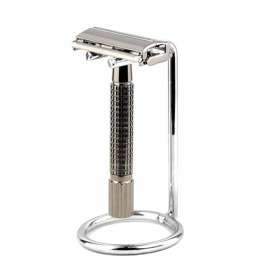 Stainless Steel Safety Razor Holder Stand by HitMyNeed