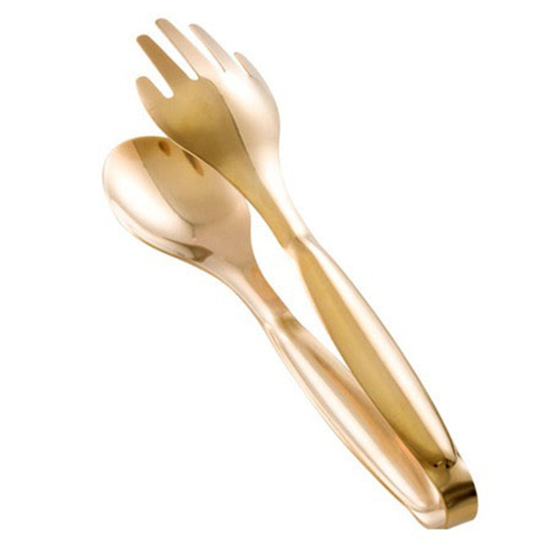 Stainless Steel Salad and Serving Tongs 20cm by HitMyNeed