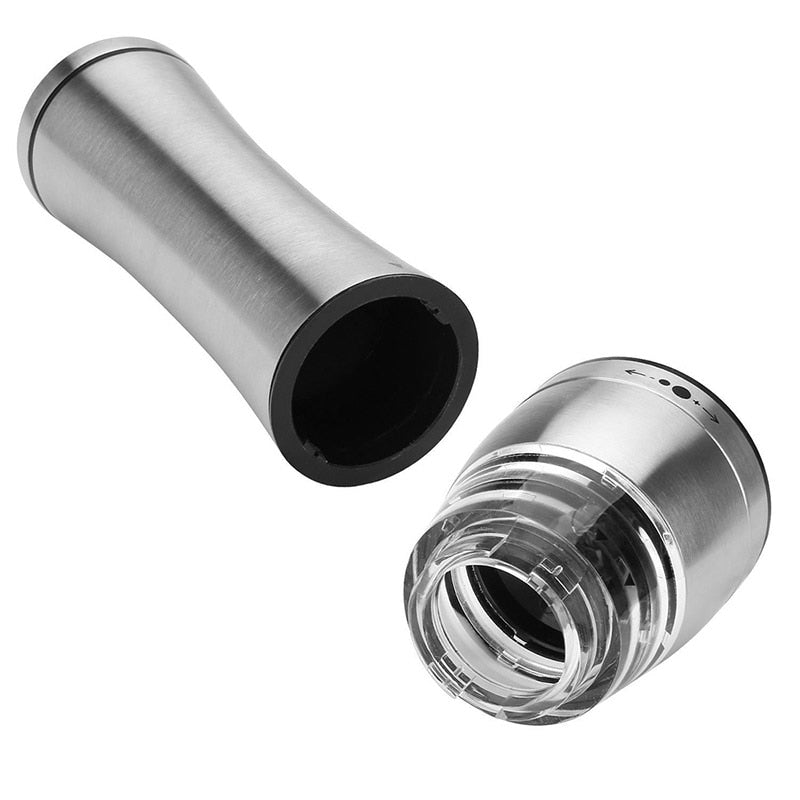 Stainless Steel Salt and Pepper Grinder Set by HitMyNeed