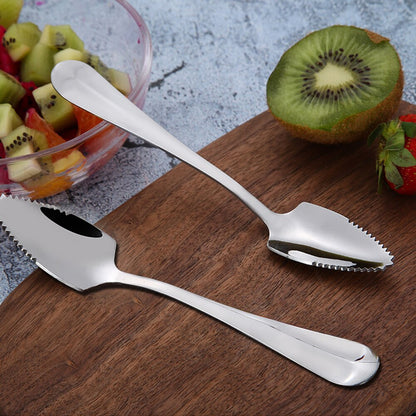 Stainless Steel Sawtooth Serrated Spoon by HitMyNeed