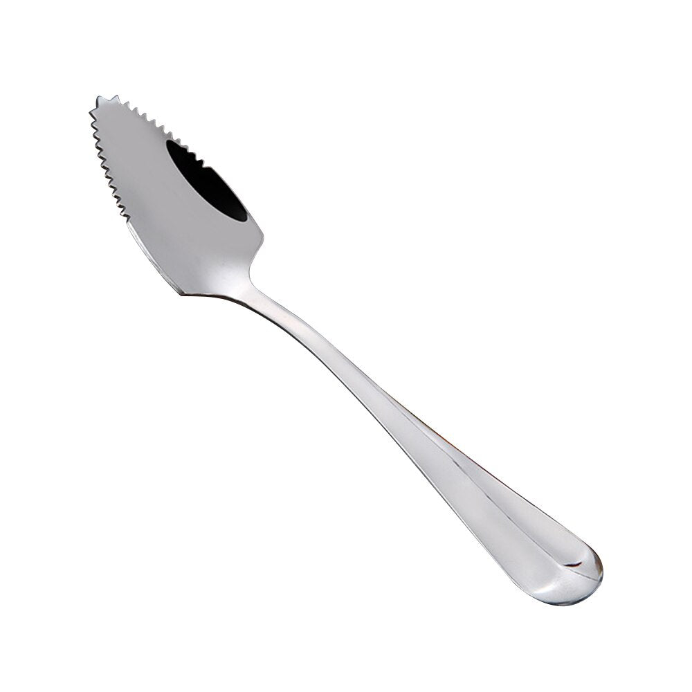 Stainless Steel Sawtooth Serrated Spoon by HitMyNeed