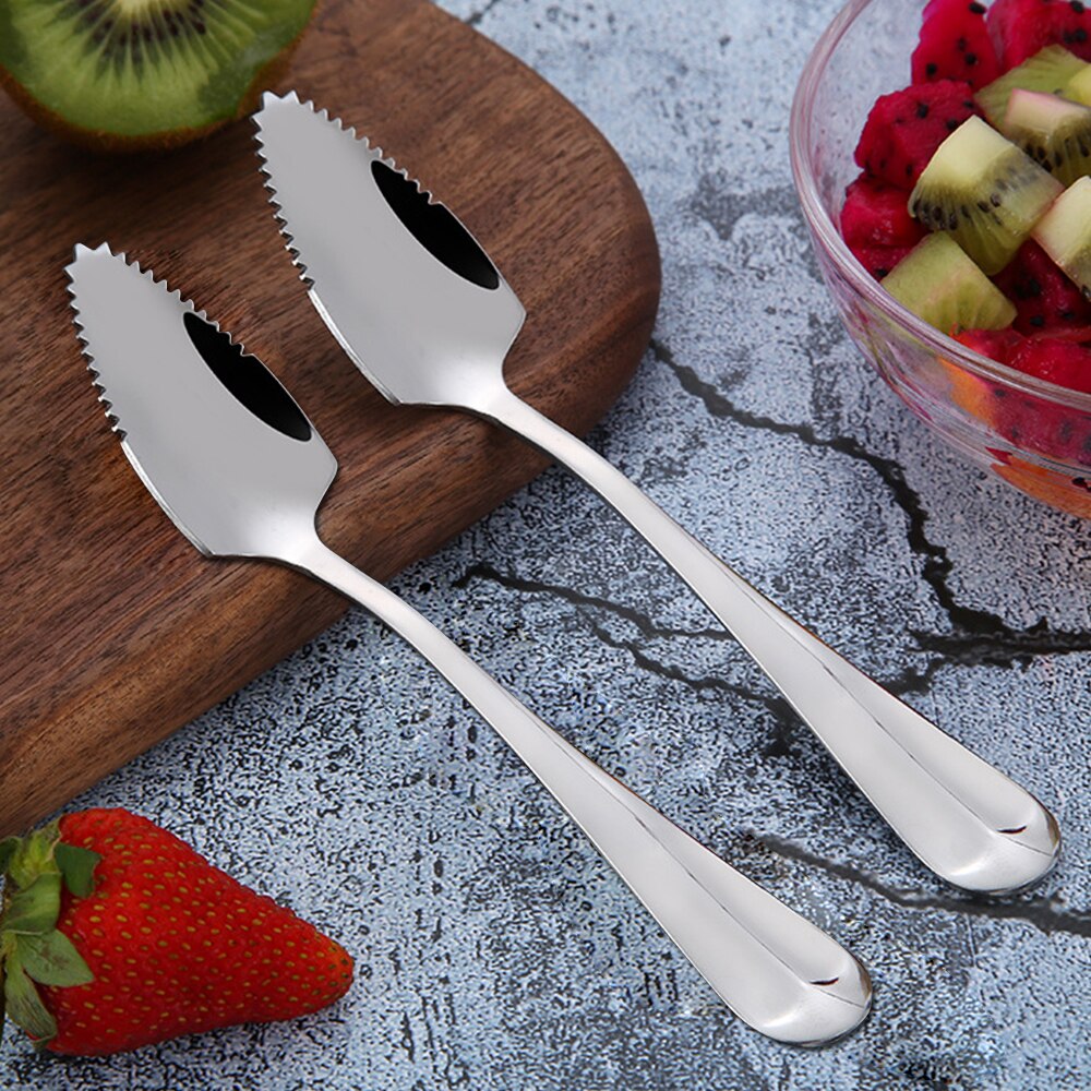 Stainless Steel Sawtooth Serrated Spoon by HitMyNeed