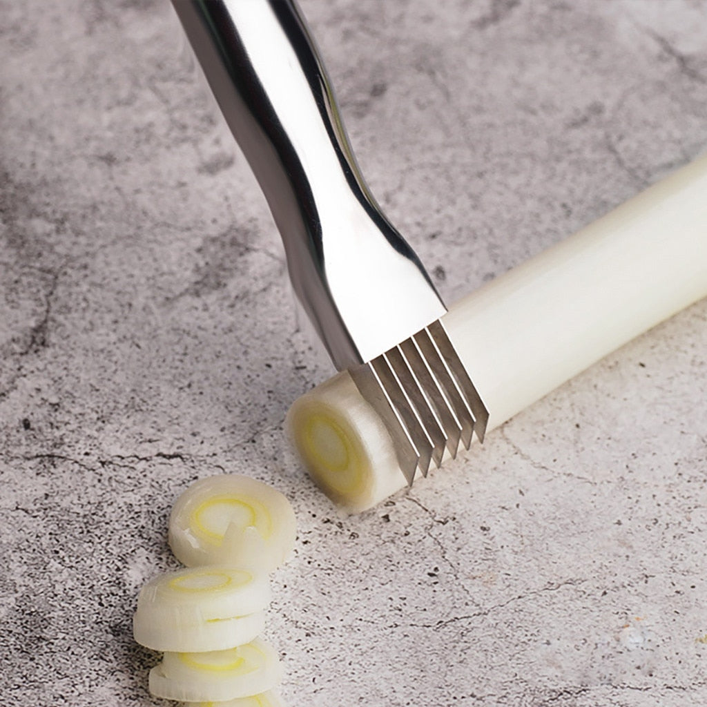 Stainless Steel Scallion Shredder Tool by HitMyNeed
