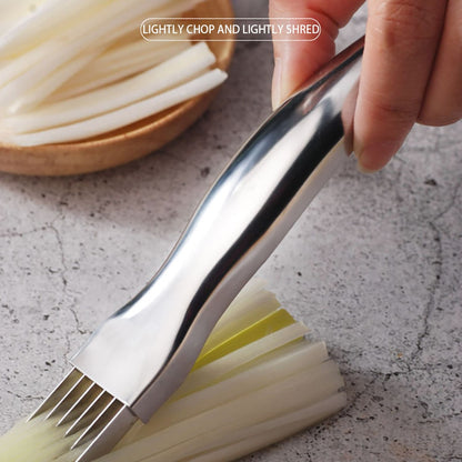 Stainless Steel Scallion Shredder Tool by HitMyNeed