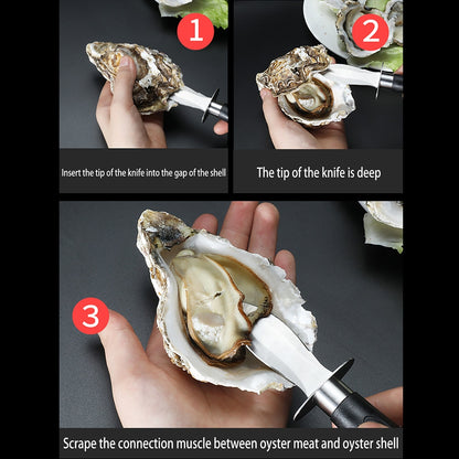 Stainless Steel Scallop and Oyster Knife Opener by HitMyNeed