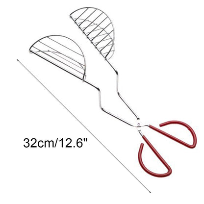 Stainless Steel Scissor-Style Taco Tongs by HitMyNeed