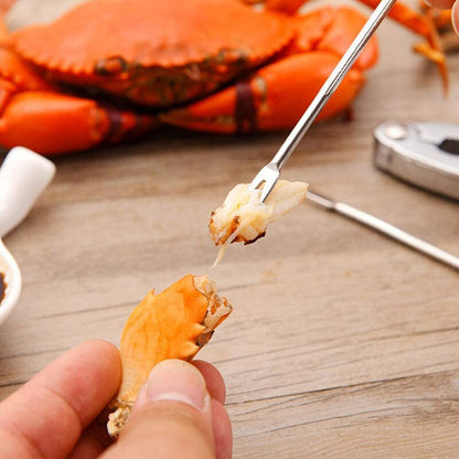 Stainless Steel Seafood Fork Set (5 Pieces) by HitMyNeed