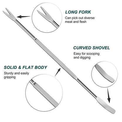 Stainless Steel Seafood Fork Set (5 Pieces) by HitMyNeed