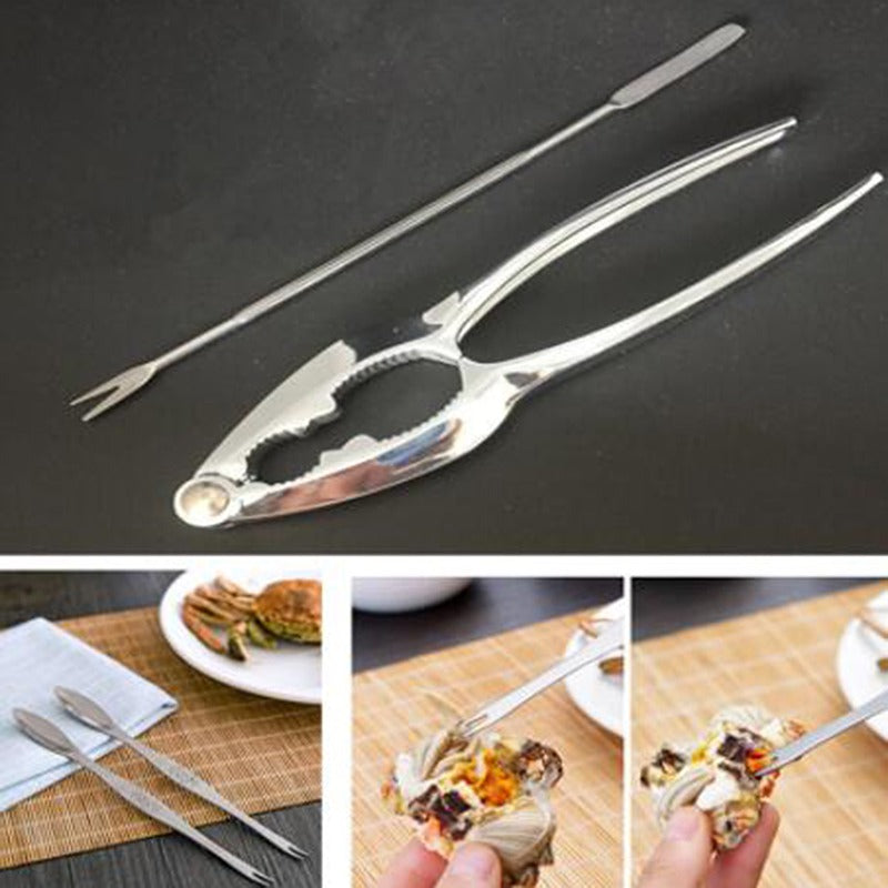 Stainless Steel Seafood Tools Set, 4 Piece by HitMyNeed