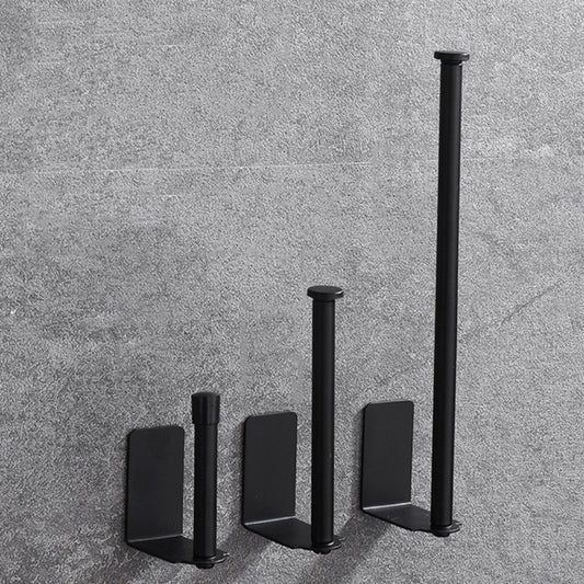 Stainless Steel Self-Adhesive Paper Roll Holder 27-5cm-black by HitMyNeed