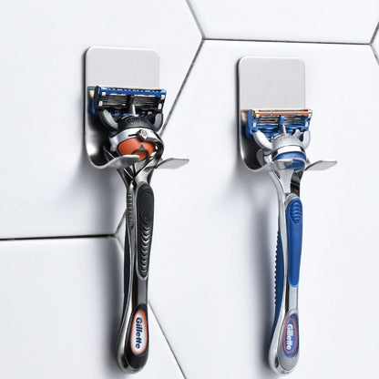 Stainless Steel Self-Adhesive Razor Holder for Shower by HitMyNeed