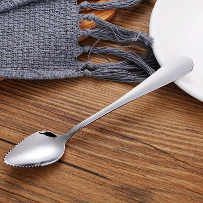Stainless Steel Serrated Grapefruit Spoons (Set of 2) by HitMyNeed