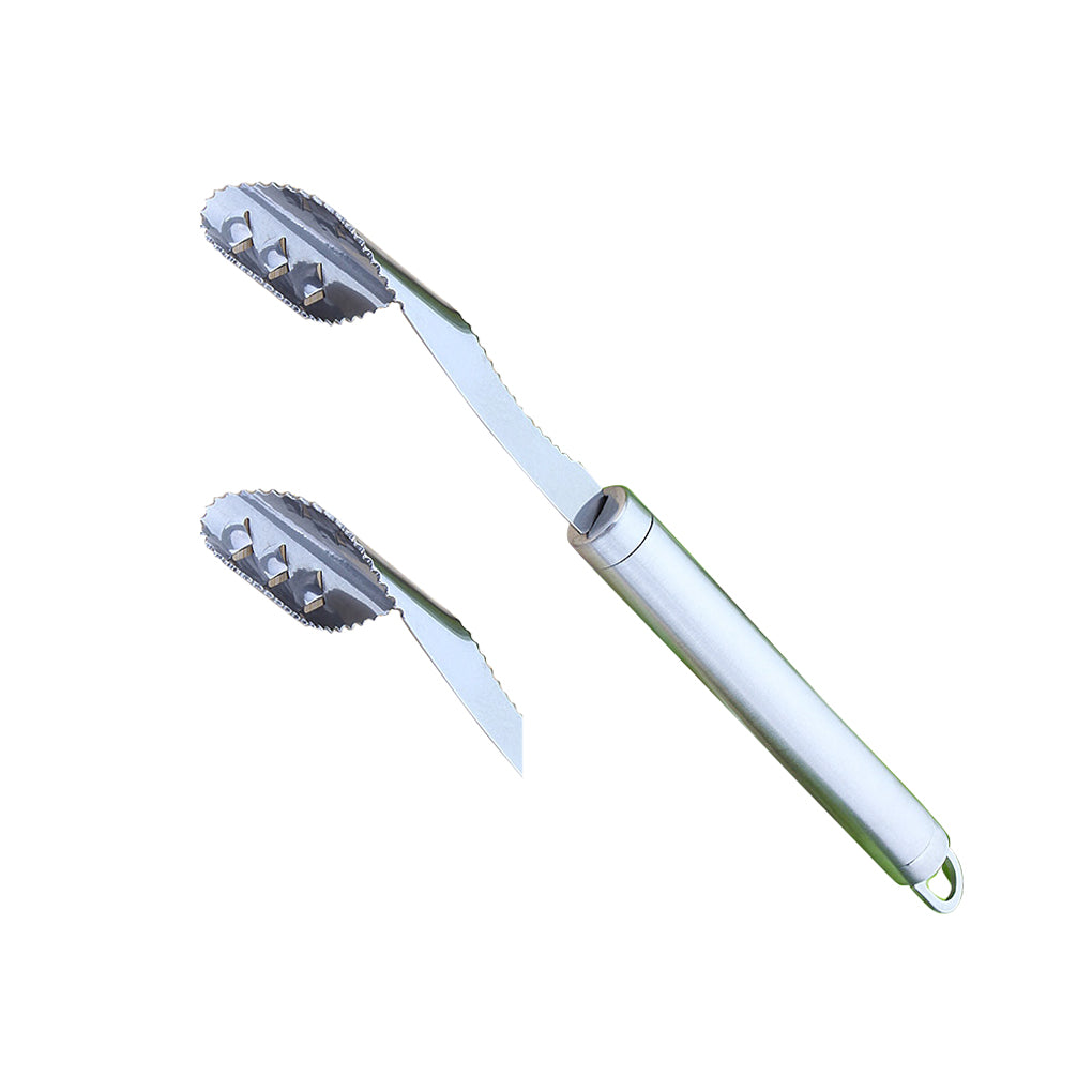 Stainless Steel Serrated Pepper Corer Tool by HitMyNeed