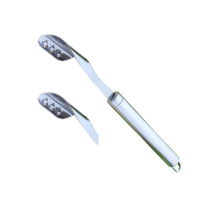 Stainless Steel Serrated Pepper Corer Tool by HitMyNeed