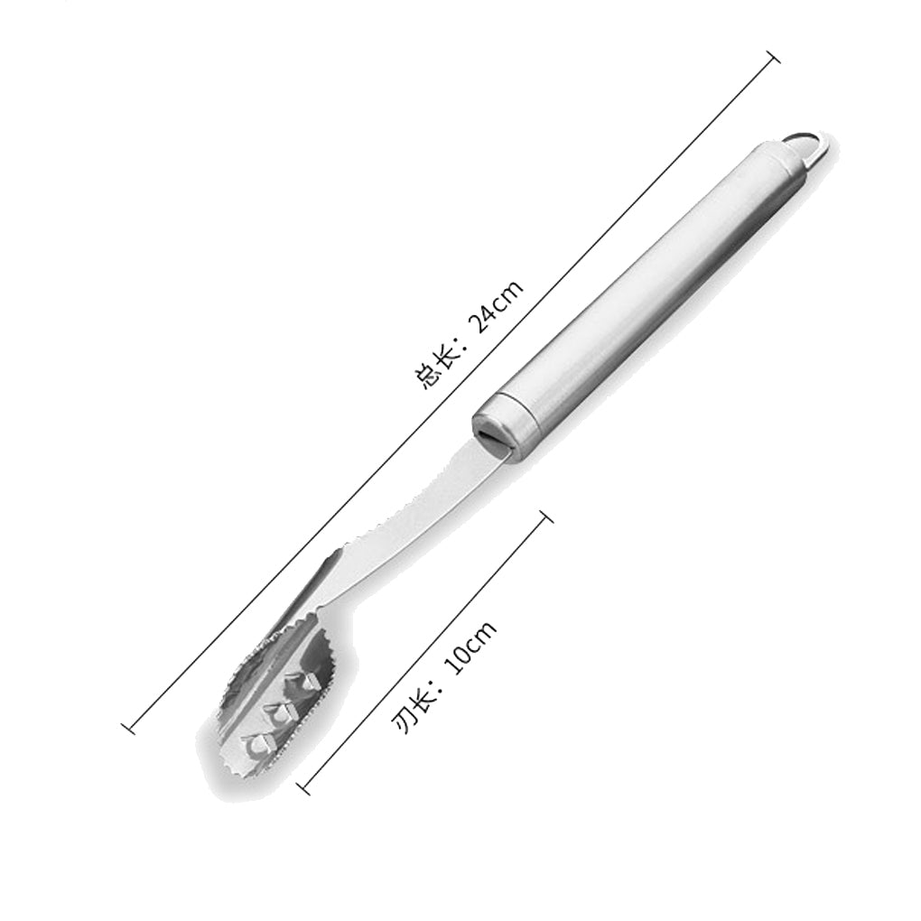 Stainless Steel Serrated Pepper Corer Tool by HitMyNeed