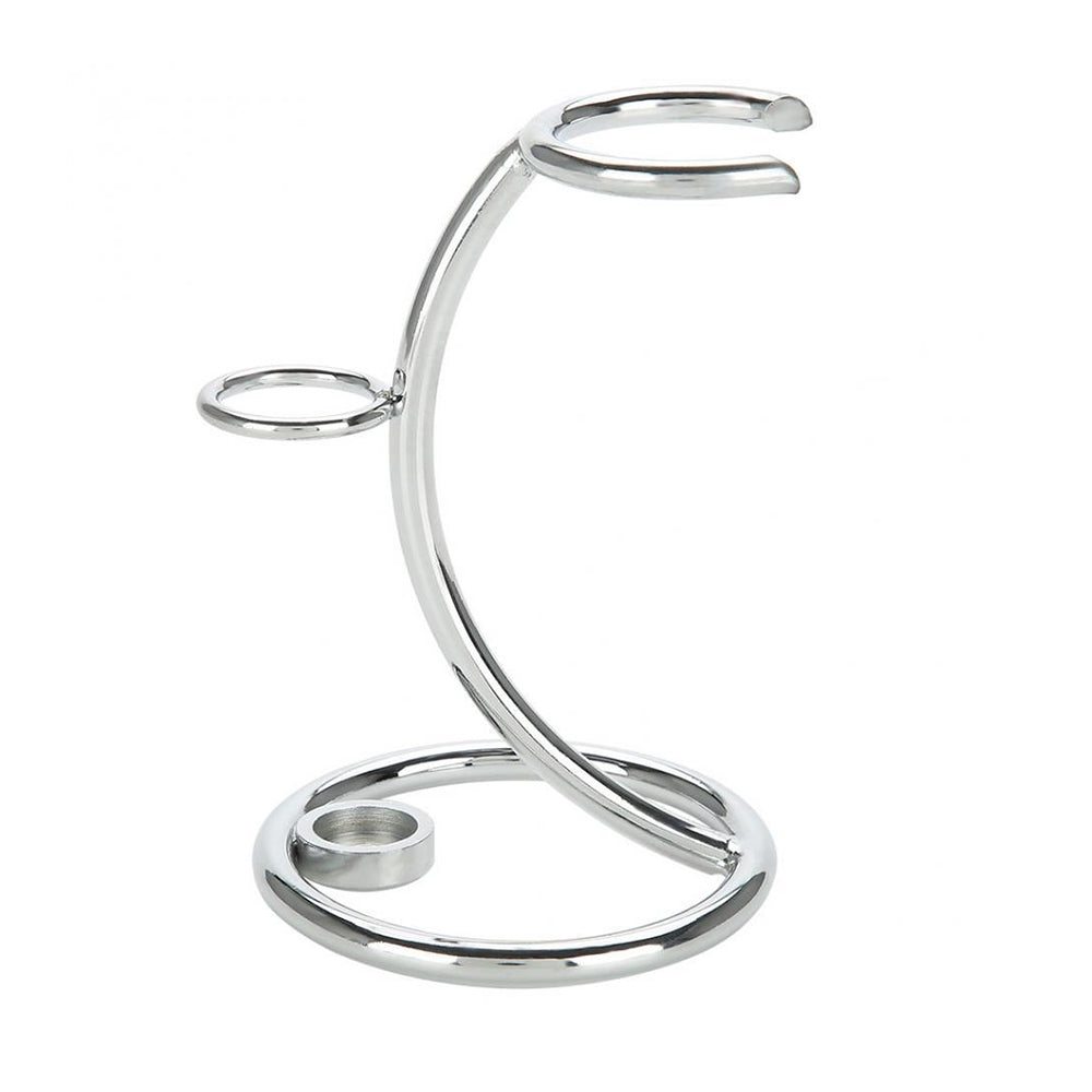 Stainless Steel Shaving Brush and Razor Stand by HitMyNeed