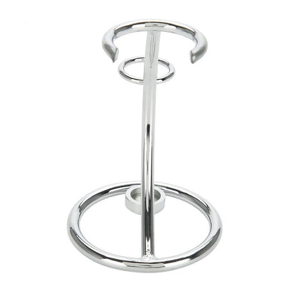 Stainless Steel Shaving Brush and Razor Stand by HitMyNeed