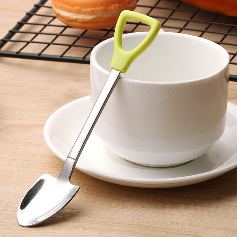 Stainless Steel Shovel Shaped Spoon white small by HitMyNeed