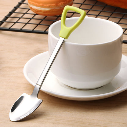 Stainless Steel Shovel Shaped Spoon white small by HitMyNeed