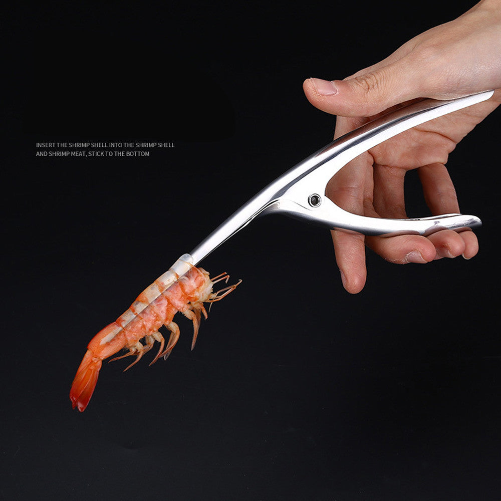 Stainless Steel Shrimp Deveiner and Peeler Tool by HitMyNeed