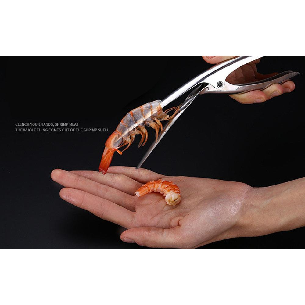Stainless Steel Shrimp Deveiner and Peeler Tool by HitMyNeed