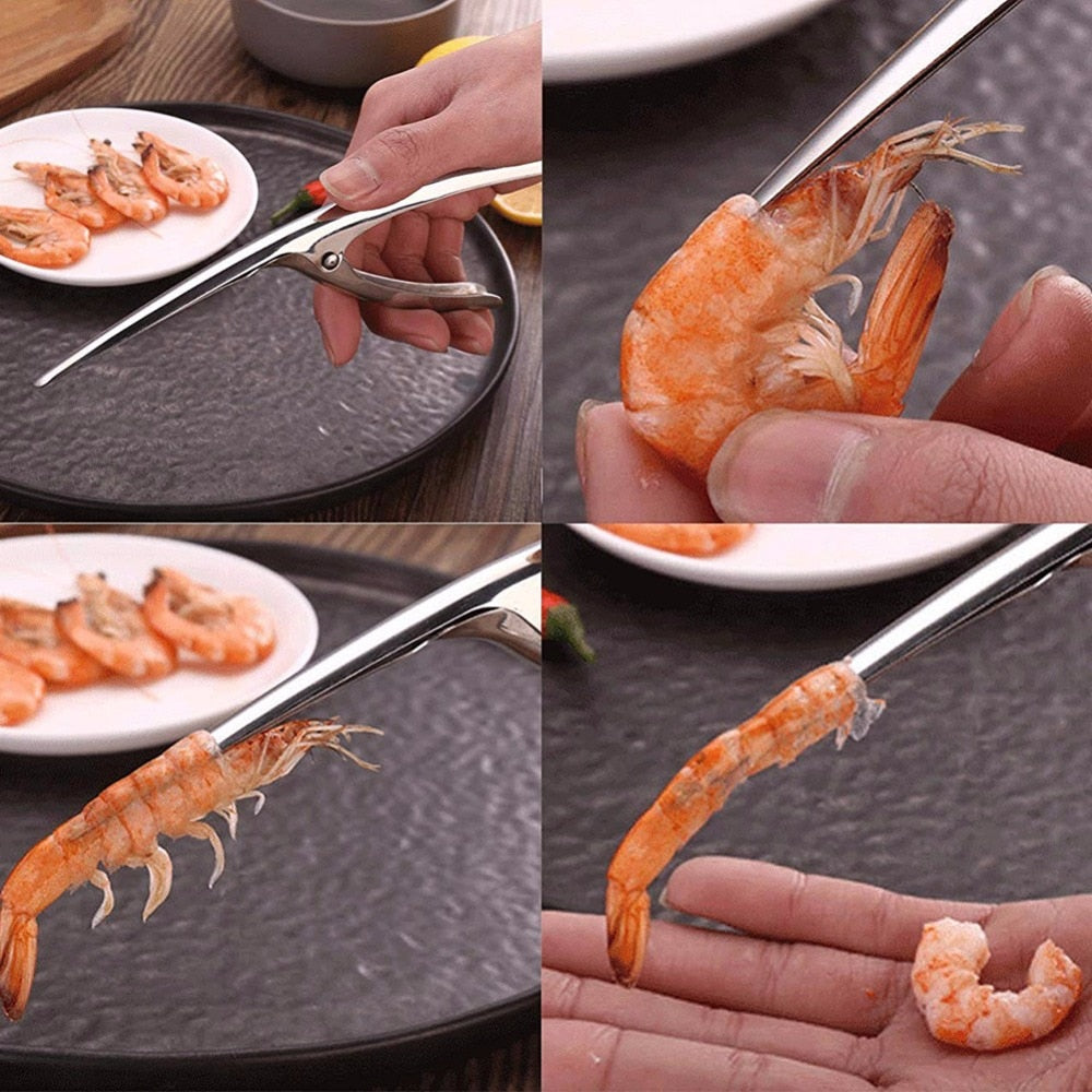 Stainless Steel Shrimp Deveiner Kitchen Tool by HitMyNeed