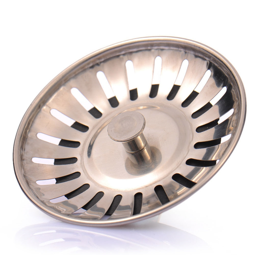 Stainless Steel Sink Stopper and Strainer 7.8 cm by HitMyNeed