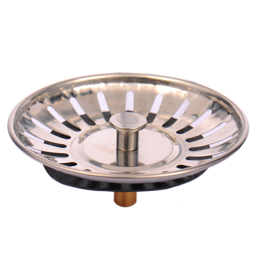 Stainless Steel Sink Stopper and Strainer 7.8 cm by HitMyNeed