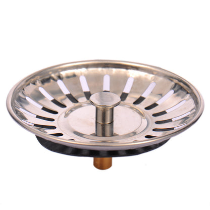 Stainless Steel Sink Stopper and Strainer 7.8 cm by HitMyNeed