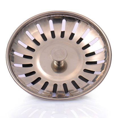 Stainless Steel Sink Stopper and Strainer 7.8 cm by HitMyNeed
