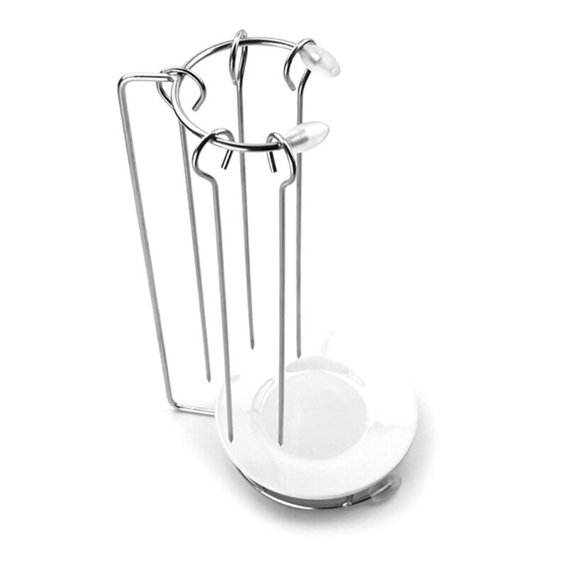 Stainless Steel Skewer Stand with Drip Plate by HitMyNeed
