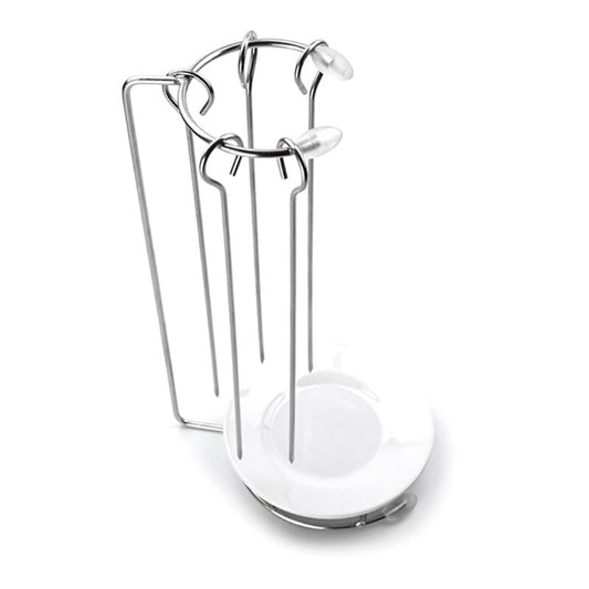 Stainless Steel Skewer Stand with Drip Plate by HitMyNeed