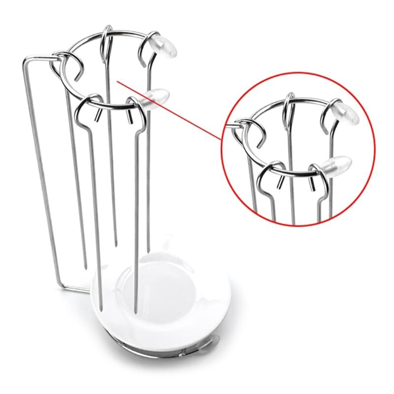 Stainless Steel Skewer Stand with Drip Plate by HitMyNeed