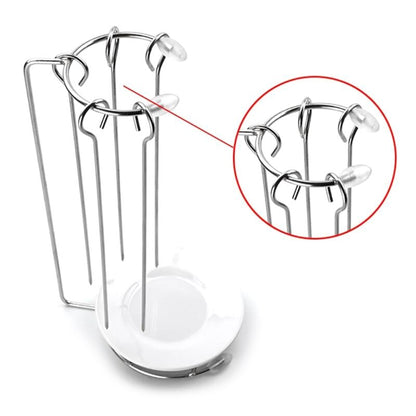 Stainless Steel Skewer Stand with Drip Plate by HitMyNeed