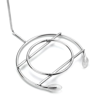 Stainless Steel Skewer Stand with Drip Plate by HitMyNeed