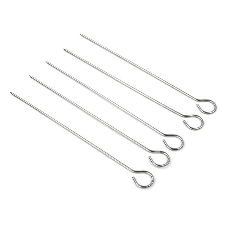 Stainless Steel Skewer Stand with Drip Plate by HitMyNeed