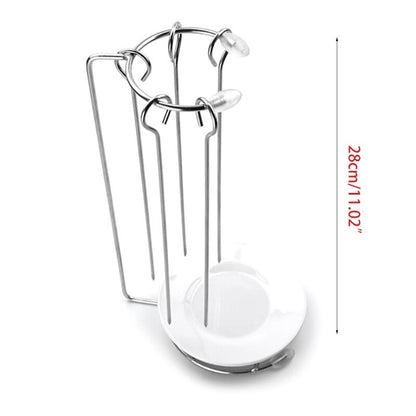 Stainless Steel Skewer Stand with Drip Plate by HitMyNeed