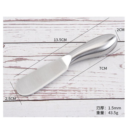 Stainless Steel Small Butter Knife with Round Handle by HitMyNeed